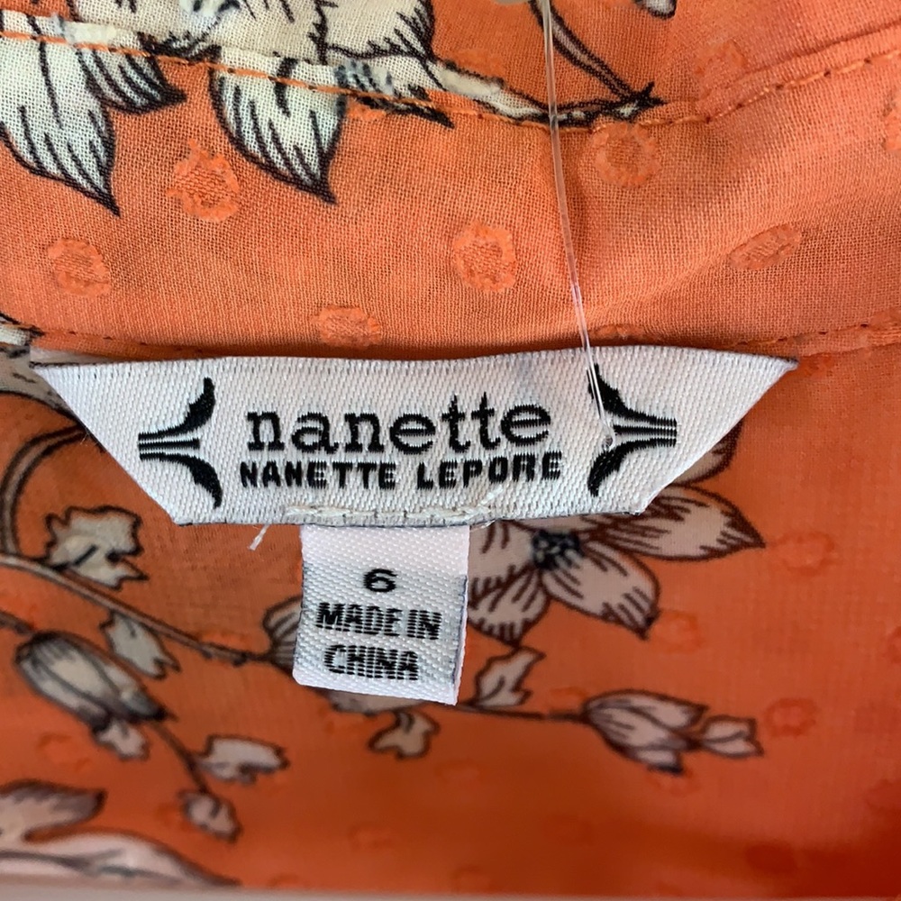 NWT Nanette Lepore Puntuck Shirt Dress - Picture 5 of 7